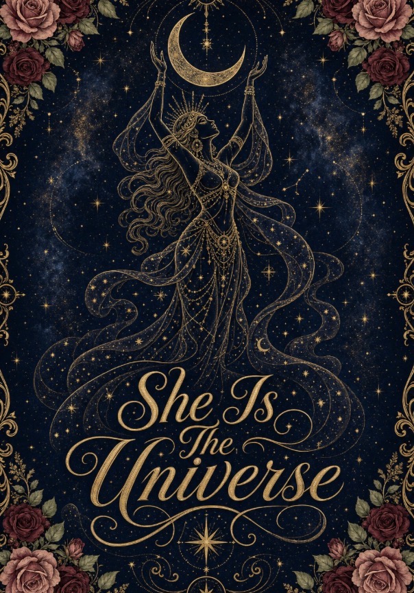 She Is the Universe Printable Wall Art | Instant Download