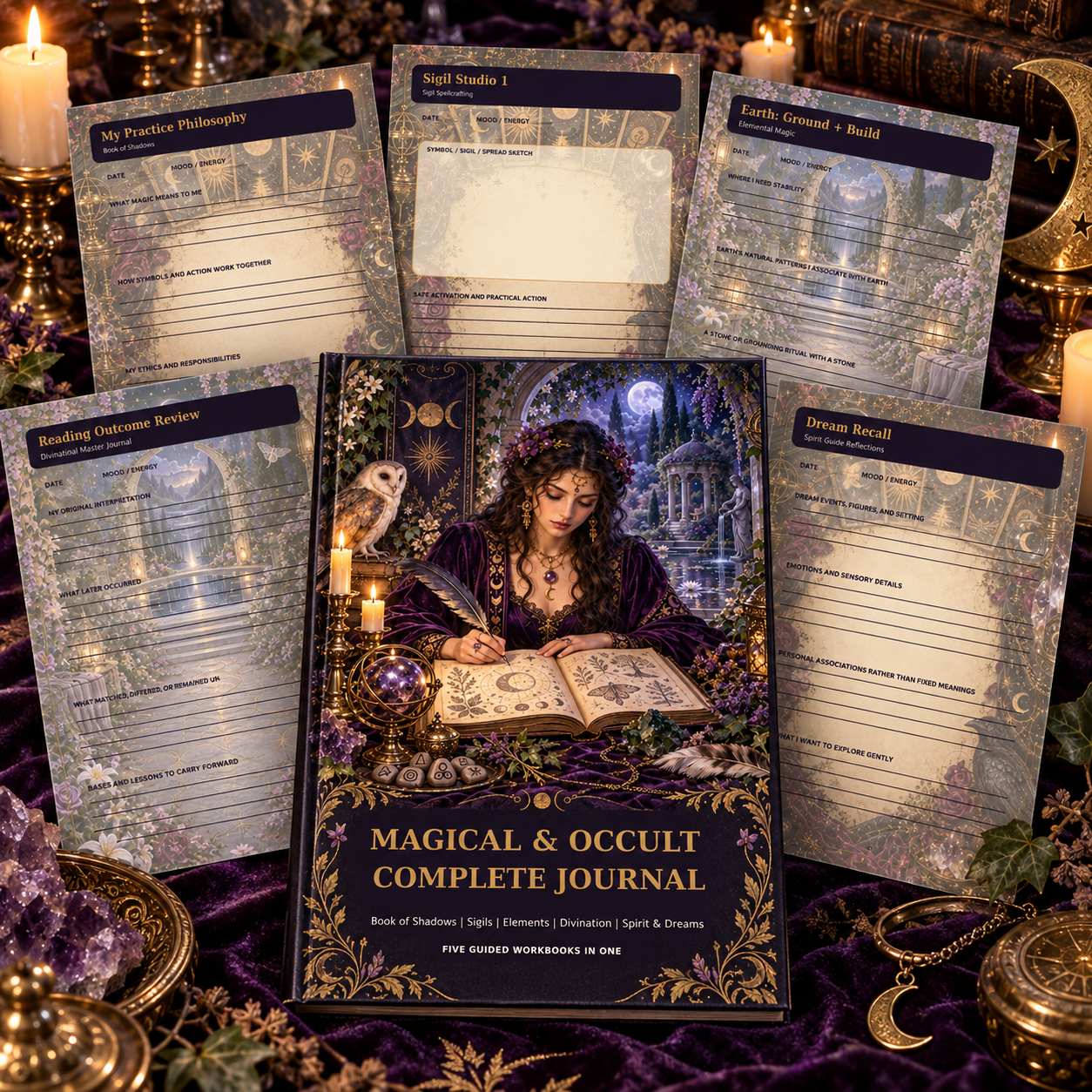 Magical & Occult Complete Journal Printable Journal PDF | Instant Download