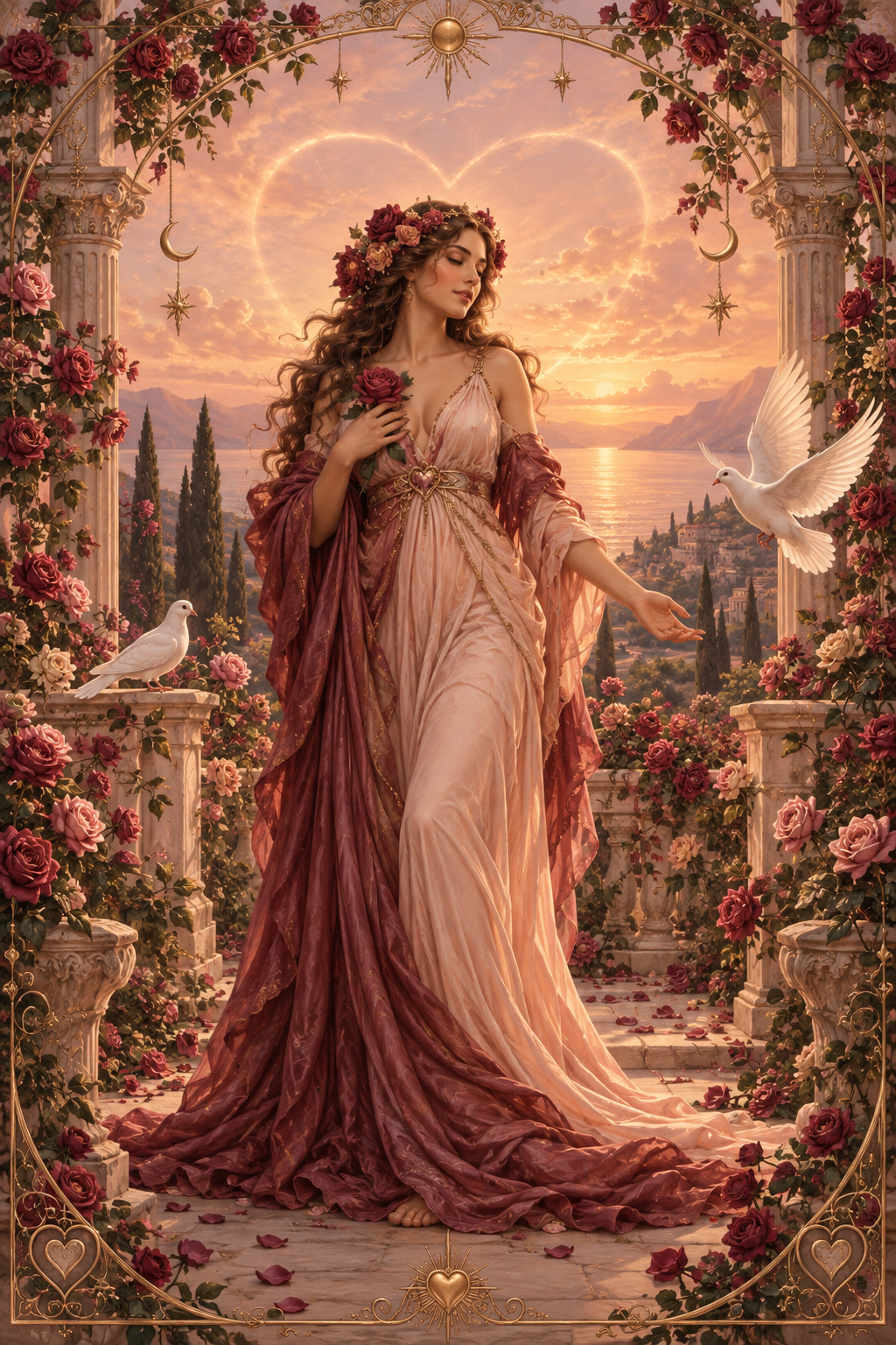Roseheart Venus Printable Wall Art | Instant Download
